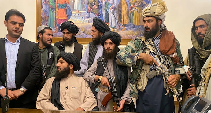 Taliban sweep into Kabul, declare Afghanistan "war is over ...