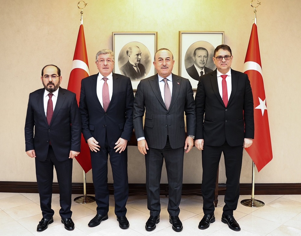 Turkiye’s Foreign Minister Hosts Syrian Opposition Coalition Leader In ...