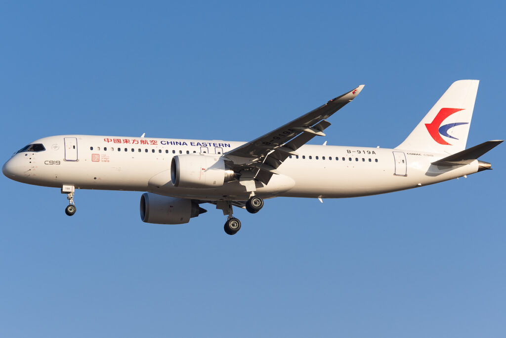 China’s first domestically developed passenger plane C919 enters ...