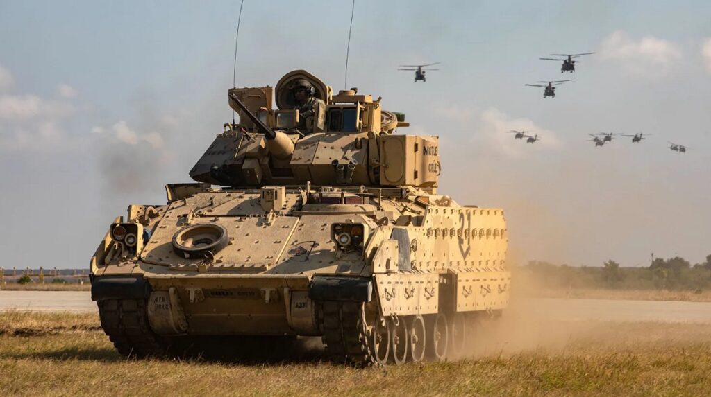 US Army awards $190 million contract for additional Bradley Fighting ...