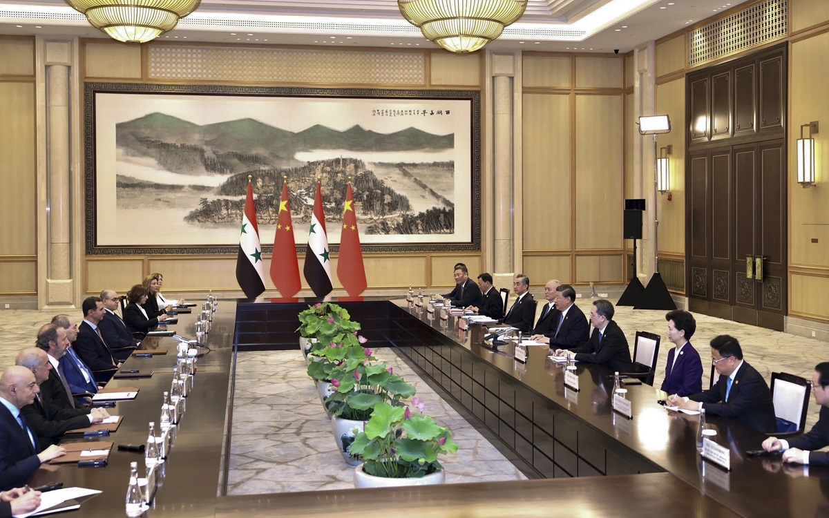 Syrias President Bashar Al Assad Visits China For First Time In Two Decades Iria News